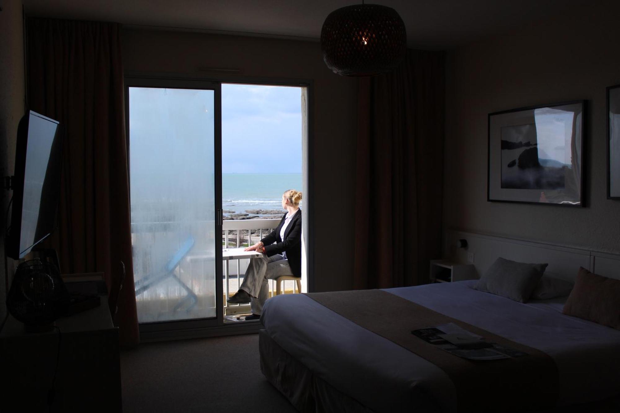 Logis Hotel Le Calluna Restaurant La Flottille Préfailles Eksteriør billede