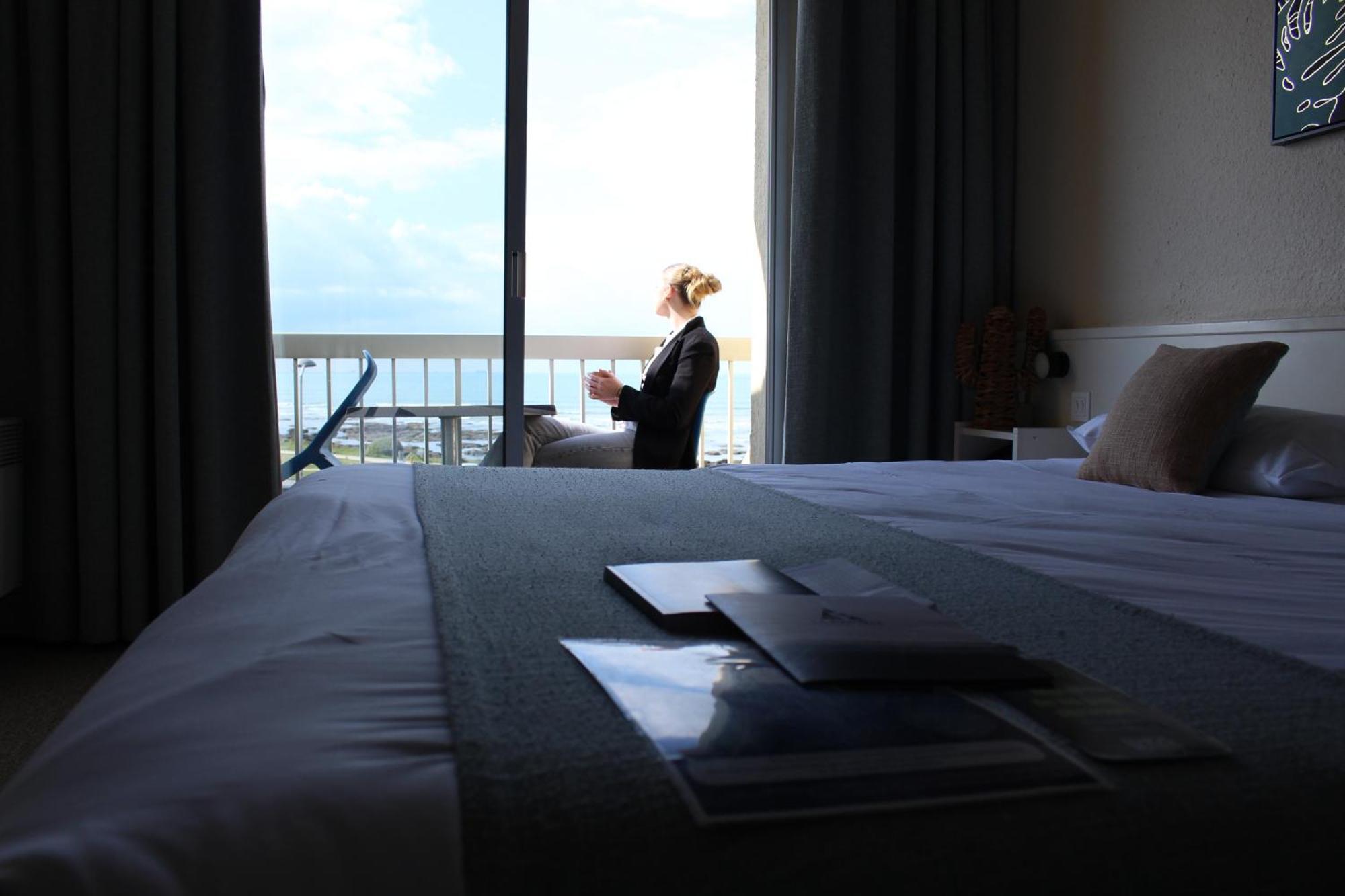 Logis Hotel Le Calluna Restaurant La Flottille Préfailles Eksteriør billede